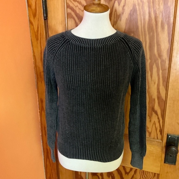 For the Republic Charcoal Cable Knit Sweater - Picture 7 of 8